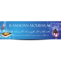 Banderole ramadan moubarak coran et lanterne