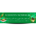 Banderole ramadan moubarak coran et lanterne