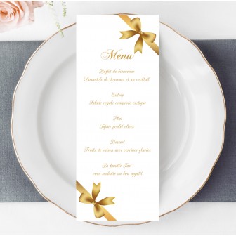 Menu Collection Gold
