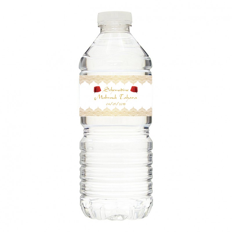 Étiquette bouteille à gratter à personnaliser - Sakura Création